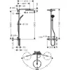 Душевая система Hansgrohe Raindance Select 300 Air с термостатом хром (27114000)- Фото 2